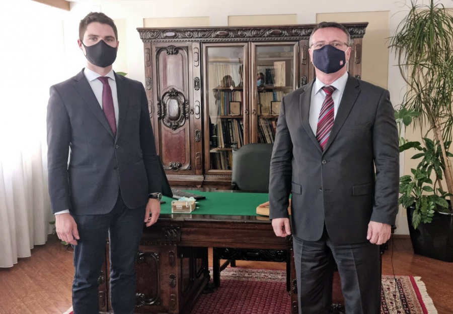 ŽUPAN MARUŠIĆ NA SASTANKU S EUROPARLAMENTARCEM KARLOM RESSLEROM