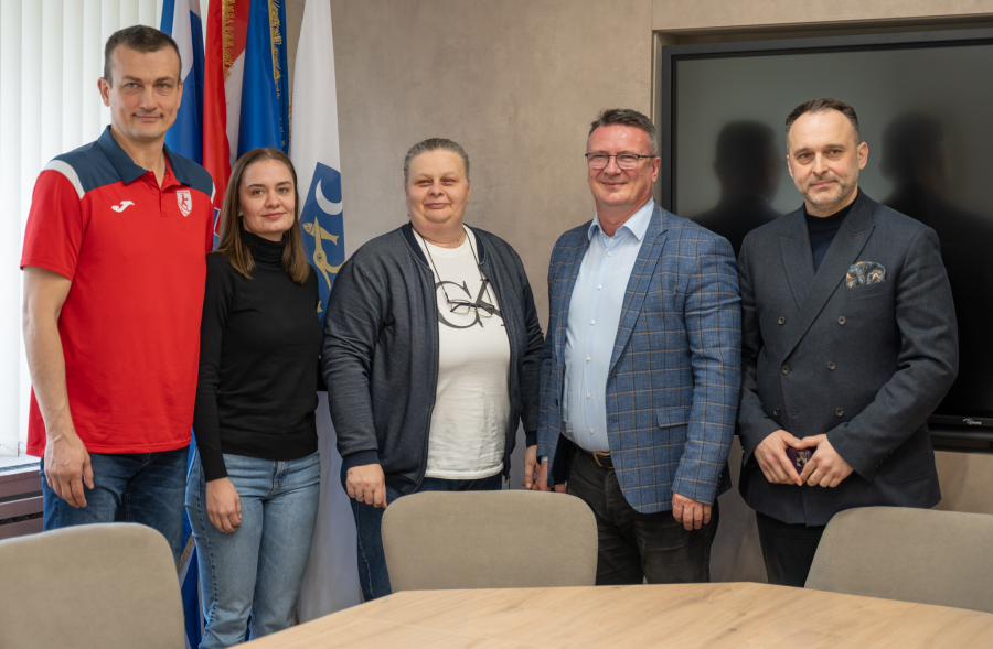 PREDSTAVNICI ŽKK „BROD NA SAVI“ NA PRIJEMU KOD ŽUPANA MARUŠIĆA