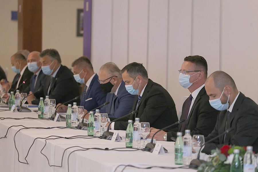 Župan Marušić 18. rujna 2020. u Gospiću